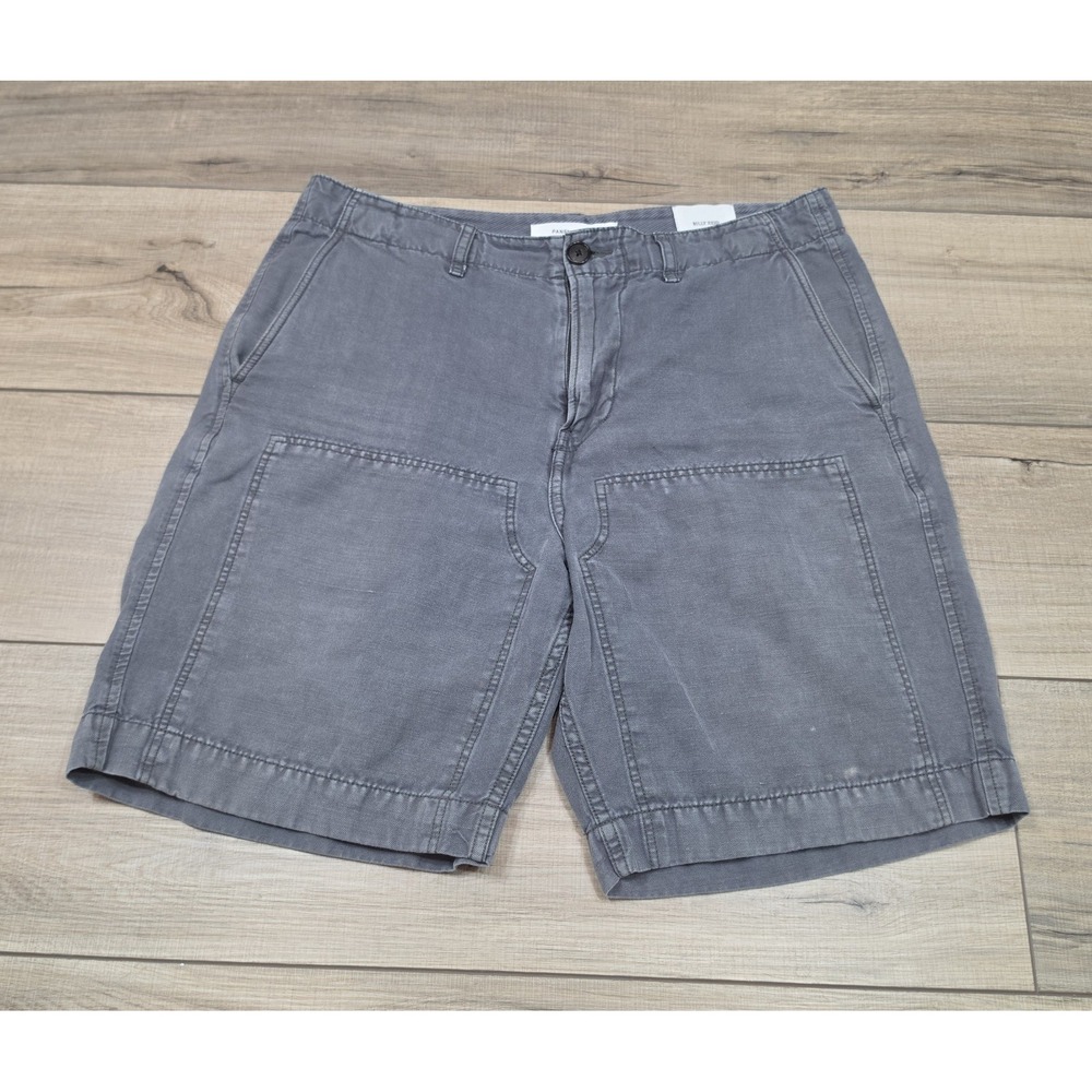 Billy Reid Chino Panel Shorts Sz 30 (3x7.5) Men's Black Panel Preppy
